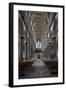 England, Salisbury, Salisbury Cathedral, Interior, Nave, Looking West-Samuel Magal-Framed Photographic Print