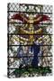 England, Salisbury, Salisbury Cathedral, Nave North Aisle, Stained Glass Window, War Memorial-Samuel Magal-Stretched Canvas