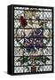 England, Salisbury, Salisbury Cathedral, Nave North Aisle, Stained Glass Window, War Memorial-Samuel Magal-Framed Stretched Canvas