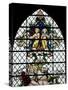 England, Salisbury, Salisbury Cathedral, Nave North Aisle, Stained Glass Window, War Memorial-Samuel Magal-Stretched Canvas