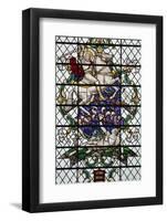 England, Salisbury, Salisbury Cathedral, Nave North Aisle, Stained Glass Window, War Memorial-Samuel Magal-Framed Photographic Print
