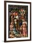 England, Salisbury, Salisbury Cathedral, South Aisle, Stained Glass Window, Jesus-Samuel Magal-Framed Photographic Print