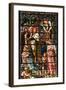 England, Salisbury, Salisbury Cathedral, South Aisle, Stained Glass Window, Jesus-Samuel Magal-Framed Photographic Print