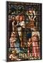 England, Salisbury, Salisbury Cathedral, South Aisle, Stained Glass Window, Jesus-Samuel Magal-Mounted Photographic Print