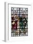 England, Salisbury, Salisbury Cathedral, Stained Glass Window, Boaz and Ruth-Samuel Magal-Framed Photographic Print