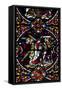 England, Salisbury, Salisbury Cathedral, Stained Glass Window, Jesus Carrying his Own Cross-Samuel Magal-Framed Stretched Canvas