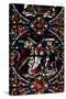 England, Salisbury, Salisbury Cathedral, Stained Glass Window, Jesus Carrying his Own Cross-Samuel Magal-Stretched Canvas