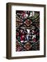 England, Salisbury, Salisbury Cathedral, Stained Glass Window, Jesus crucifixion-Samuel Magal-Framed Photographic Print