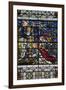 England, Salisbury, Salisbury Cathedral, Stained Glass Window, Jesus revealed to Two Women-Samuel Magal-Framed Photographic Print