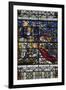 England, Salisbury, Salisbury Cathedral, Stained Glass Window, Jesus revealed to Two Women-Samuel Magal-Framed Photographic Print