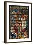 England, Salisbury, Salisbury Cathedral, Stained Glass Window, Jesus with Children-Samuel Magal-Framed Photographic Print