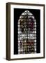 England, Salisbury, Salisbury Cathedral, Stained Glass Window, King David-Samuel Magal-Framed Photographic Print