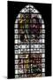 England, Salisbury, Salisbury Cathedral, Stained Glass Window, King David-Samuel Magal-Mounted Photographic Print