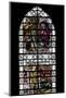 England, Salisbury, Salisbury Cathedral, Stained Glass Window, King David-Samuel Magal-Mounted Photographic Print