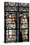 England, Salisbury, Salisbury Cathedral, Stained Glass Window, Ruth and Esther-Samuel Magal-Stretched Canvas