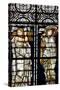 England, Salisbury, Salisbury Cathedral, Stained Glass Window, Ruth and Esther-Samuel Magal-Stretched Canvas