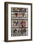 England, Salisbury, Salisbury Cathedral, Stained Glass Window, Saint Andrew and Saint George-Samuel Magal-Framed Photographic Print