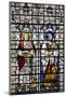 England, Salisbury, Salisbury Cathedral, Stained Glass Window, Saints-Samuel Magal-Mounted Photographic Print