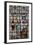 England, Salisbury, Salisbury Cathedral, Stained Glass Window, Saints-Samuel Magal-Framed Photographic Print