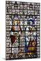 England, Salisbury, Salisbury Cathedral, Stained Glass Window, Saints-Samuel Magal-Mounted Photographic Print