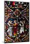 England, Salisbury, Salisbury Cathedral, Stained Glass Window, Scenes from The New Testament-Samuel Magal-Mounted Photographic Print