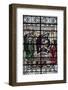 England, Salisbury, Salisbury Cathedral, Stained Glass Window, The Birth of Oved-Samuel Magal-Framed Photographic Print