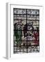 England, Salisbury, Salisbury Cathedral, Stained Glass Window, The Birth of Oved-Samuel Magal-Framed Photographic Print