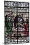 England, Salisbury, Salisbury Cathedral, Stained Glass Window, The Birth of Oved-Samuel Magal-Mounted Photographic Print