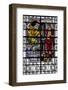 England, Salisbury, Salisbury Cathedral, Stained Glass Window,  The Coronation of David-Samuel Magal-Framed Photographic Print