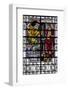 England, Salisbury, Salisbury Cathedral, Stained Glass Window,  The Coronation of David-Samuel Magal-Framed Photographic Print