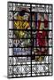 England, Salisbury, Salisbury Cathedral, Stained Glass Window,  The Coronation of David-Samuel Magal-Mounted Photographic Print