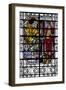 England, Salisbury, Salisbury Cathedral, Stained Glass Window,  The Coronation of David-Samuel Magal-Framed Photographic Print