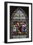 England, Salisbury, Salisbury Cathedral, Stained Glass Window-Samuel Magal-Framed Photographic Print