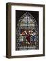 England, Salisbury, Salisbury Cathedral, Stained Glass Window-Samuel Magal-Framed Photographic Print