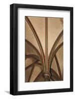 England, Salisbury, Salisbury Cathedral, Vaulted Ceiling and Pilasters-Samuel Magal-Framed Photographic Print