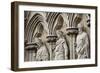 England, Salisbury, Salisbury Cathedral, West Front, Religious Marble Sculptures-Samuel Magal-Framed Photographic Print