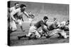 England Scoring a Try Against Scotland, Twickenham, London, 1926-1927-null-Stretched Canvas