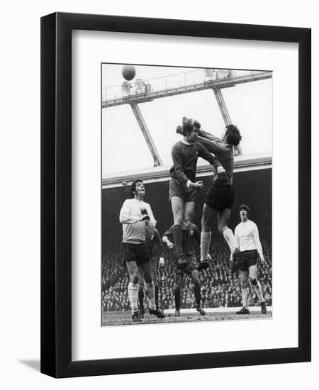 England: Soccer Game, 1970-null-Framed Giclee Print