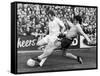 England: Soccer Match, 1972-null-Framed Stretched Canvas