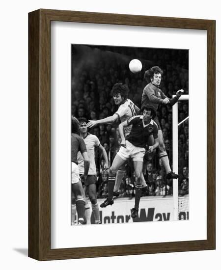 England: Soccer Match, 1977-null-Framed Giclee Print