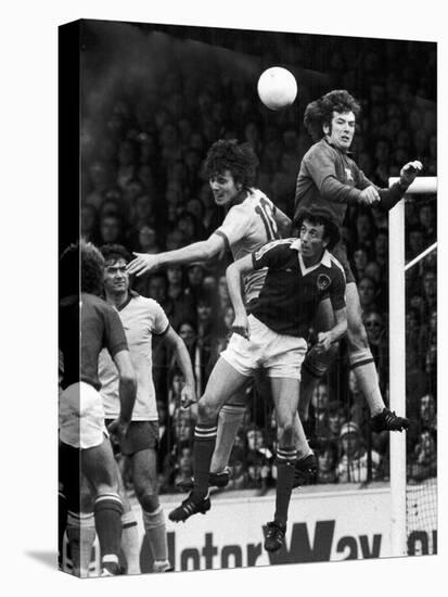 England: Soccer Match, 1977-null-Stretched Canvas