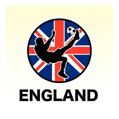 'England Soccer' Giclee Print | AllPosters.com