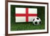 England Soccer-badboo-Framed Art Print