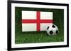 England Soccer-badboo-Framed Art Print