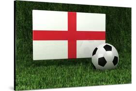 England Soccer-badboo-Stretched Canvas