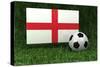 England Soccer-badboo-Stretched Canvas