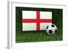 England Soccer-badboo-Framed Art Print