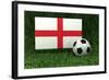 England Soccer-badboo-Framed Art Print