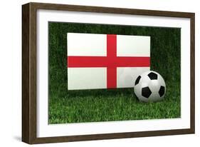 England Soccer-badboo-Framed Art Print