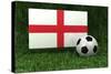 England Soccer-badboo-Stretched Canvas